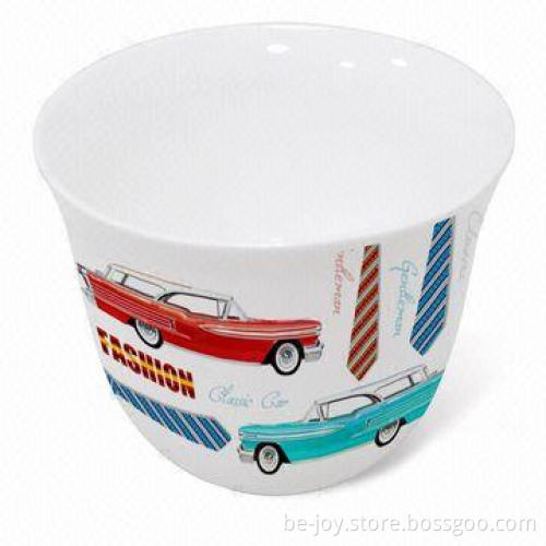 Ceramic bowl with full printing, various colors and artworks are available, OEM orders are welcome